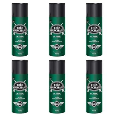 Imagem de Kit 6 Très Marchand Desodorante Spray Classic 100 Ml