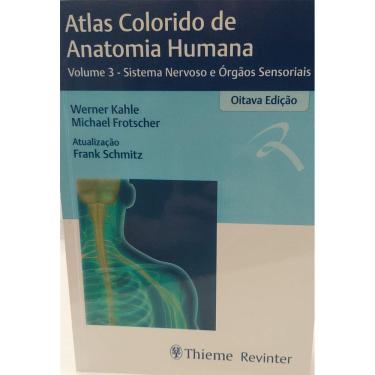 Imagem de Atlas Colorido de Anatomia Humana: Vol 3 Sistema Nervoso e Órgãos Sensorias