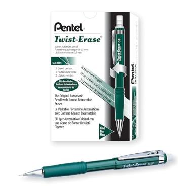 Imagem de Pentel Lapiseira Twist-Erase III (0,5 mm), barril verde