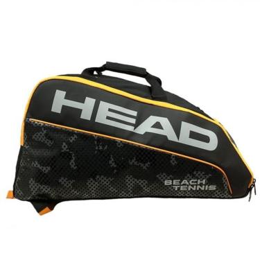 Imagem de Raqueteira Head Beach Tennis Squadra Preto e Laranja