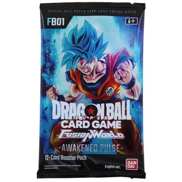 Imagem de BANDAI Dragon Ball Super TCG: Fusion World Awakened Pulse Booster Pack - Cartas Colecionáveis - 12 Cards - 1 Serial Code