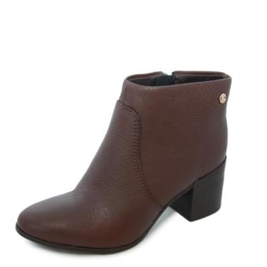 Imagem de Bota Cano Curto Feminina Bottero 346901 Couro Marrom