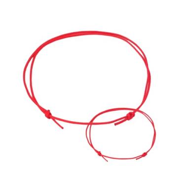 Imagem de Pulseira Mamãe Bebê Recém Nascido ou Infantil Fio Vermelho Amuleto da Sorte e Proteção Ajustável - Pulseira de Amizade com Simbolismo de Energia Positiva Presentes para Homens e Mulheres Legítima Zentty® (Kit Mamãe+ Bebê/Infantil)