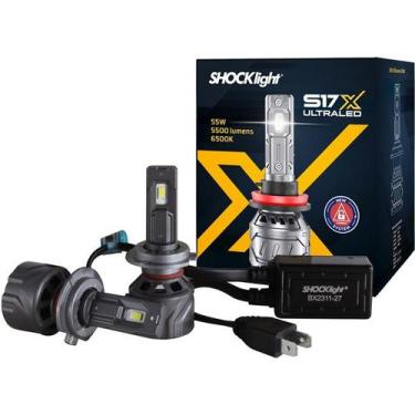 Imagem de Lâmpada Ultra Led Nano Shocklight S17x H7 5500lm com Canbus