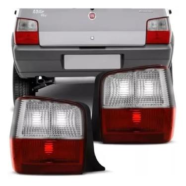 Imagem de Lanterna Traseira Uno Mille Fire Economy Way 2004 2005 2006 2007 2008 2009 2010 2011 Bicolor UNIDADE LADO DIREITO