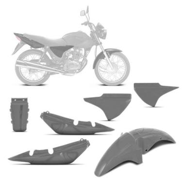 Imagem de Kit Carenagem Moto Honda Paralama Titan 150 2004 2005 2006 2007 2008 -