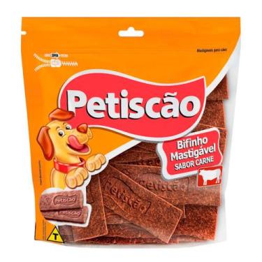 Imagem de Bifinho Mastigável Petiscão Sabor Carne 250g