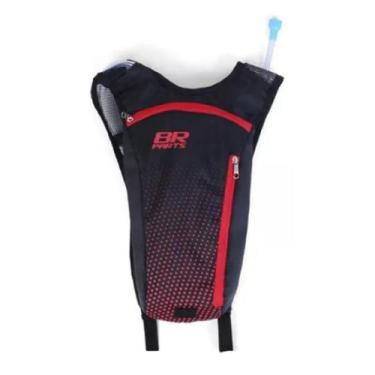 Imagem de Mochila De Hidratacao Br Parts Circle 2,0 L. - Black/Blue, Preto, Verm