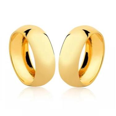 Imagem de Aliança de ouro 18k 7mm Abaulada confort - Elegancy Joias