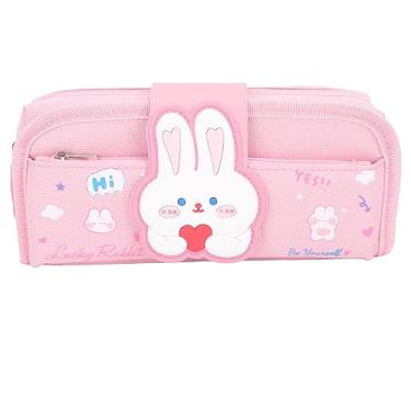 Imagem de Estojo Grande Removível, Tela Com Grande Capacidade para Escritório Escolar, Faculdade, Ambiente de Aprendizagem Elegante para Alunos do Ensino Fundamental, Presente para o Dia