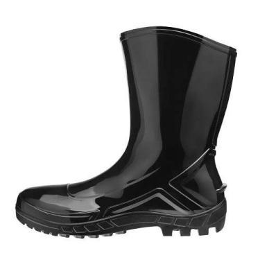 Imagem de Bota PVC Preta 27cm Nº 39 Vulcaflex - VULCAFLEX/MARLUVAS