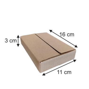 Imagem de Caixa de Papelão Embalagem Correio Sedex 16x11x3 - 50 Un - TL EMBALAGE