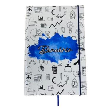 Imagem de Caderno Sketchbook Grande - Capa Profissões Bancário - 21x14cm - Serv 