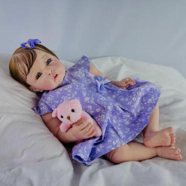 Imagem de Bebê Reborn Recém Nascida Realista - Mundo Azul e Rosa