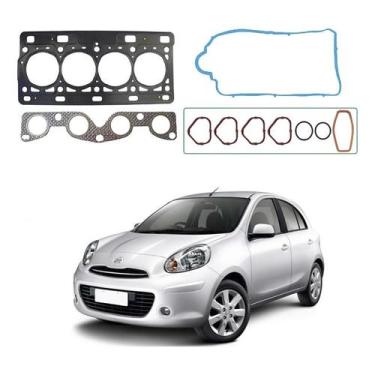 Imagem de Jogo Junta Cabeçote Metal March 1.0 16v Flex 2011 A 2014 - Bastos