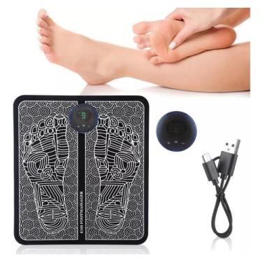 Imagem de Tapete Massageador  Pulso Elétrico Perna Pés  Almofada Pé - SHOP ALTER