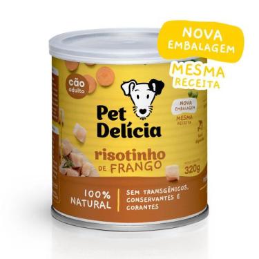 Imagem de Ração Úmida Pet Delícia Cães Risotinho De Frango - 320g - PET DELICIA