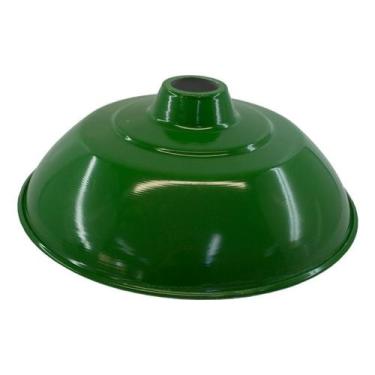 Imagem de Prato Bedd 12 Aluminio Pintado Acrilus, Verde e Branco