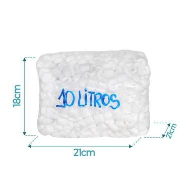 Imagem de Isopor Eps S-Pack Preenchimento Caixa Embalagem 10 Litro - Isoportal