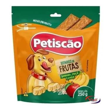 Imagem de Petisco Bifinho Frutas Pacote 250g Natural Saboroso - petiscão