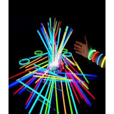 Imagem de Tubo De Pulseiras Neon Multicores ( Com 100 Unidades) - PARTIUFESTA