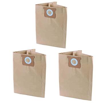 Imagem de Pacote com 3 sacos para aspirador de pó Dewalt de 18 a 37 litros Shop Vac DXVA19-4101, saco de coleta de poeira com filtro para aspirador Vacmaster VHBM, peças de substituição BM08 kit de acessórios