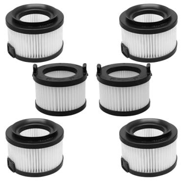 Imagem de Pacote com 6 filtros HEPA de substituição VortexIQ 40 para aspirador LEVOIT, 2 filtros principais e 4 pré-filtros, lavável e substituível