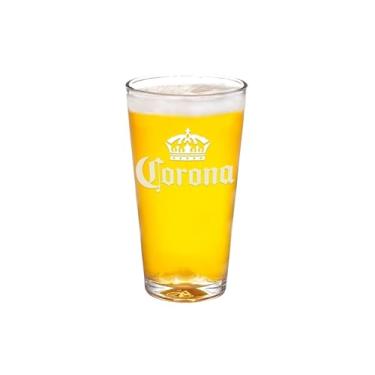 Imagem de Corona Copo de cerveja emblemático Crown - copo de 1 litro