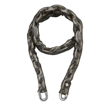 Imagem de THIRARD Cadeado de corrente resistente – aço endurecido de 1,2 m, elos resistentes a cortes de 10 mm, revestimento de PVC à prova de intempéries – Proteção anti-roubo definitiva para bicicletas,