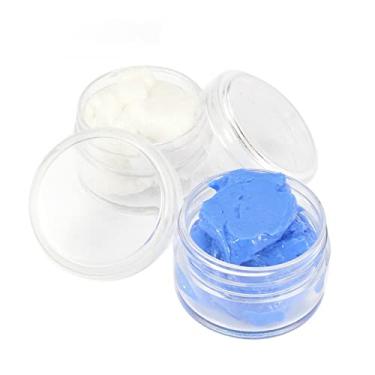 Imagem de Molde de silicone NC 50g para moldagem de silicone para bolo de borracha para fundição de moldes de resinas e moldes de silicone (azul branco)