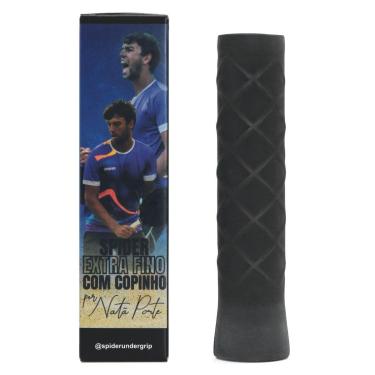 Imagem de Undergrip Spider Extra Fino com Copinho - Para Raquetes Beach Tennis e Padel Preto-Unissex
