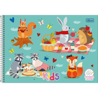 Imagem de Caderno Espiral Cartografia e Desenho Capa Dura Sapeca Kids Menina/Men