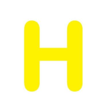 Imagem de Letras em EVA Alfabeto Amarelo - 14cm - Extra Festas, H