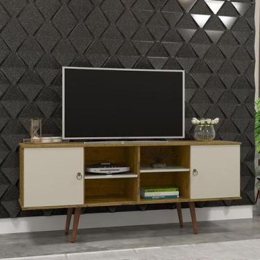 Imagem de Rack Para Tv De 52 Polegadas 2 Portas Nature/Off White Estrela Patrima