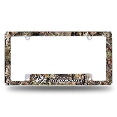 Imagem de Rico Industries NHL Nashville Predators Mossy Oak 30,48 cm x 15,24 cm Moldura de placa automotiva para carro/caminhão/SUV