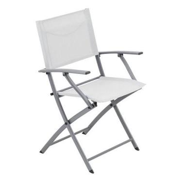 Imagem de Cadeira Dobravel Versatil San Diego 83x42x52cm Cinza  - Nattural Impor