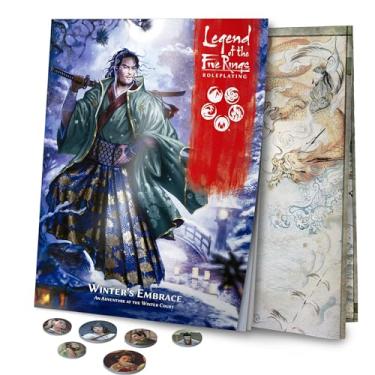 Imagem de Fantasy Flight Games RPG Legend of The Five Rings: Winter 's Embrace (livro), multicolorido