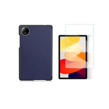 Imagem de Capa Case Smart + Película Para Tablet Redmi Pad SE 8.7 - Fam, Azul