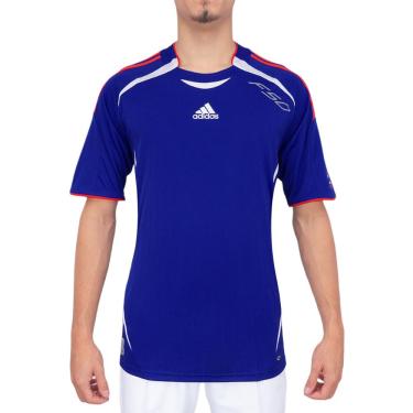 Imagem de Camiseta Adidas JSY F50 Azul Branca e Laranja-M