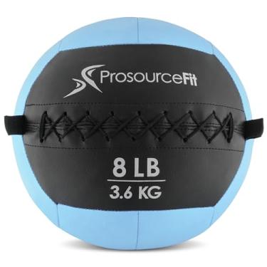 Imagem de ProsourceFit Bolas medicinais macias, bolas de parede e exercícios dinâmicos de corpo inteiro, Aqua 3,6 kg.