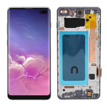 Imagem de Substituição de Tela para S10 Plus SMG975F DS SMG975U G975W G975A Display Digital LCD de 6,4 Polegadas Com Tela de Toque Digitalizador Com Suporte para Impressão Digital,