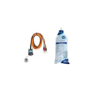 Imagem de Kit Cabo De Eletroestimulação Neurodyn II, Neurodyn III, Aussie Sport E Neurodyn Compact Compativel Ibramed Com 01 Gel Incolor De Alta Condução De 1Kg