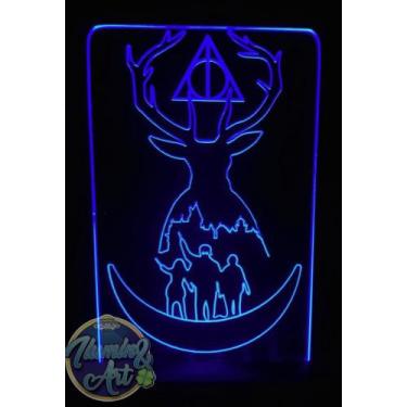 Imagem de Luminária personalizada - Harry Potter - Ilumin&Art, Roxo