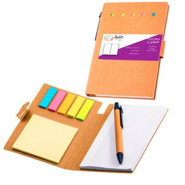 Imagem de Caderneta 10x15cm 50 Fls Sem Pauta e Blocos Adesivos Toronto TopGet, N