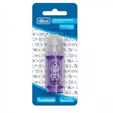 Imagem de Fita Decorativa Estampada Divertida 5mmx3m Colorida TILIBRA  Decorar C