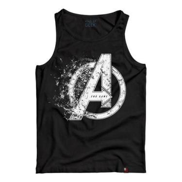 Imagem de Camiseta Regata Avengers Vingadores Capitão América Endgame - KING OF 