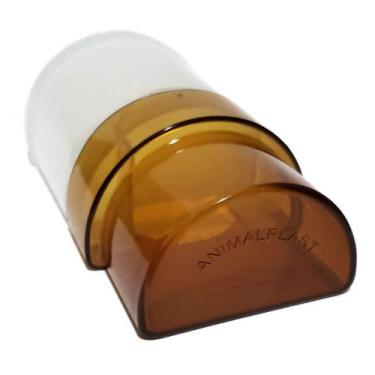 Imagem de Extensor de Sementes + Base Meia Lua Âmbar - Animalplast - Conj. c/ 50