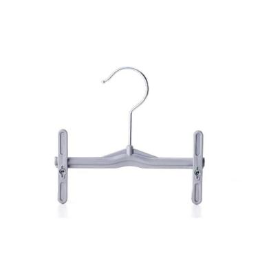 Imagem de Cabide bebê c/grampos 16-2 cm - 2023 - IOPLAST, Prata, 500 peças