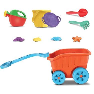 Imagem de Carriola c/ Acessórios Praia - Divertoys