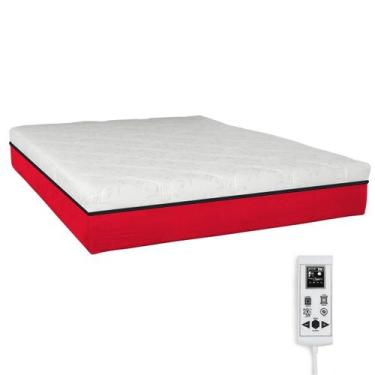 Imagem de Colchão Magnético Massageador - Eco Master - Eco New, Vermelho, Queen